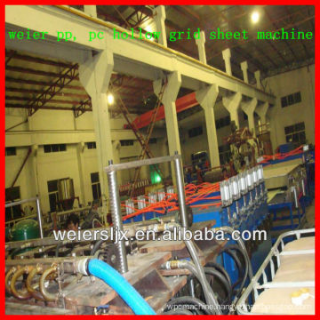 ce certificates PP PC hollow board extrusion machine